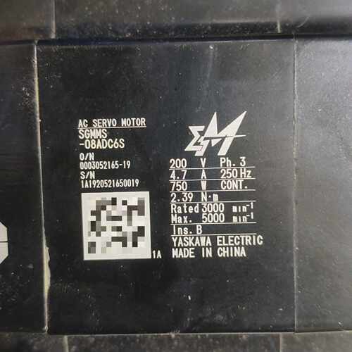 溢价-安川伺服电机 SGMMS-08ADC6S