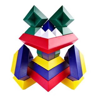 八面玲珑塔早教金字塔百变积木益智儿童叠叠乐科博组装拼装玩具