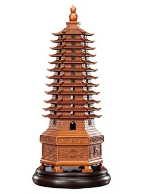紫铜文昌塔摆件纯铜十三层文昌塔