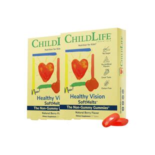 ChildLife童年时光儿童补充叶黄素小布丁*2婴幼儿软糖维A玉米黄质