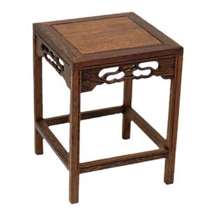 鸡翅木正方形实木小花架花盆景多肉植物小盆栽底座室内桌面花架