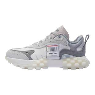 李宁超载潮流休闲鞋女款2026秋季新款时尚舒适耐磨透气低帮运动鞋