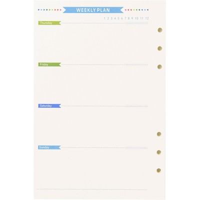 a5a6纸方格周计划月计划笔记本