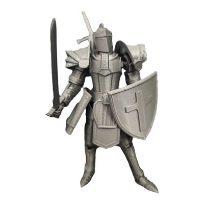 重骑兵中世纪潮流人仔玩偶摆件3D