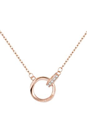 999足银莫比乌斯环小众项链