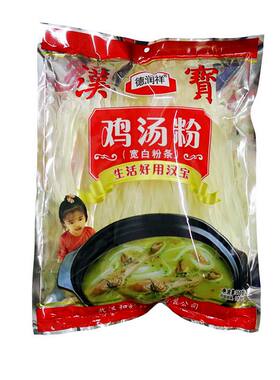 武汉特色鸡汤粉条有劲道不糊