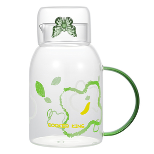 炊大皇玻璃冷水壶家用客厅泡茶壶凉白开水壶大容量凉水壶耐高温