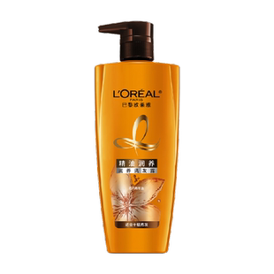 欧莱雅精油润养洗发水透明质酸洗发露柔顺滋养防毛躁无硅油去头屑