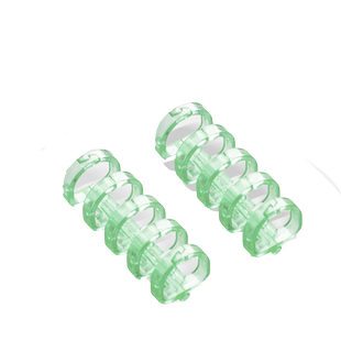 5孔活页扣环夹环活页圈透明书圈diy可拆卸自制线圈环装订成册神器打孔环扣圈塑料工具装订夹条厚书本封面纸