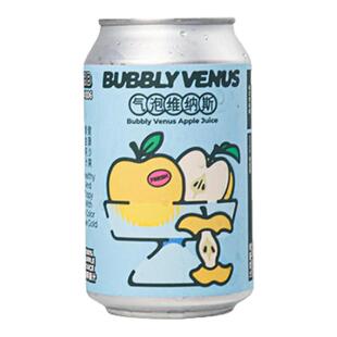花雅酿造苹果汁气泡维纳斯 气泡苹果汁 光芒西打啤酒330ml罐