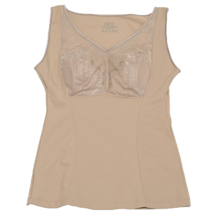 香月明美保暖背心女秋冬免穿文胸单层不加绒薄内搭打底内衣65807