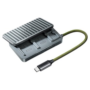 绿联多功能高速读卡器相机SD卡TF卡ccd内存卡存储收纳盒二合一适用佳能大疆佳能苹果type-c手机电脑通用闪传