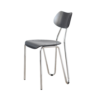 北欧简约餐桌椅子家用靠背椅轻奢网红ins风复古休闲餐椅设计师款