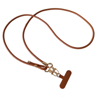 可调节皮质手机挂绳斜挎可背挂脖式万能挂件包包带子欧美旅游防盗绳防丢背带绳子结实耐用长款吊绳垫片夹片壳