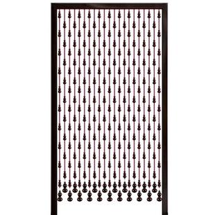 桃木葫芦珠帘化解入户门对门串珠隔断帘玄关厕所遮挡风水水晶门帘