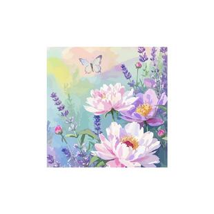 牡丹花开 富贵自来diy数字油画手工填色典雅高颜值花卉丙烯装饰画