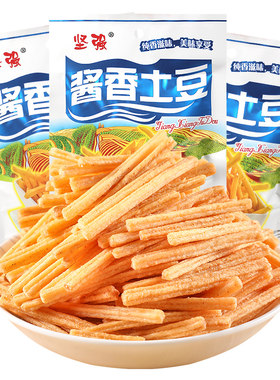 坚强40g酱香土豆薯条零食小吃