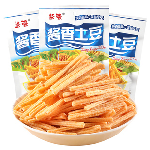 坚强酱香土豆薯条40g小时候解馋土豆条脆儿时怀旧膨化小零食小吃
