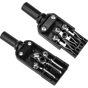 大电流15A/UL电源插头 AC电源母头公头三芯插座品字插座10a/250v