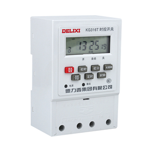 德力西时控开关KG316T路灯定时器220v380v全自动微电脑时间控制器