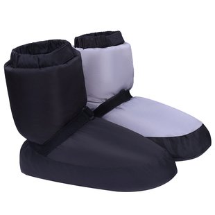 拉丁鞋芭蕾保暖鞋加绒练功鞋冬舞蹈鞋儿童女成人热身棉鞋BDX02