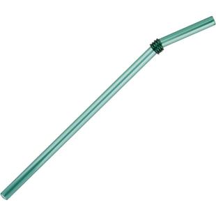 GOING HOME长款彩色高硼硅耐热玻璃吸管可爱弯曲加长粗口送清洁刷