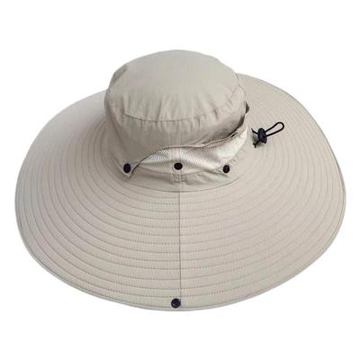 防晒帽子男士夏季户外钓鱼帽