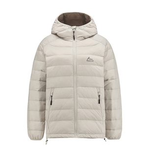 2026秋冬新款排骨羽绒服女连帽轻薄显瘦情侣户外保暖白鸭绒外套潮