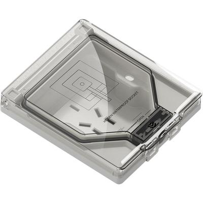 86型防水隐形内嵌隐藏式五孔插座