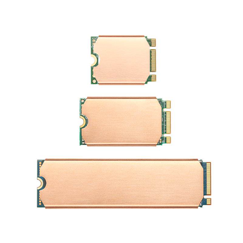 寒彻M.2 2280固态硬盘散热片游戏机/笔记本2242 SSD紫铜散热马甲