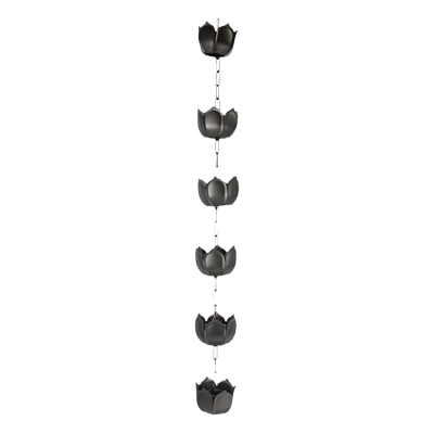 紫铜雨链日式屋檐排水链寺庙雨铃