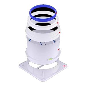 烟道止逆阀抽油烟机止回阀公共烟道厨房卫生间专用防味家用防烟宝