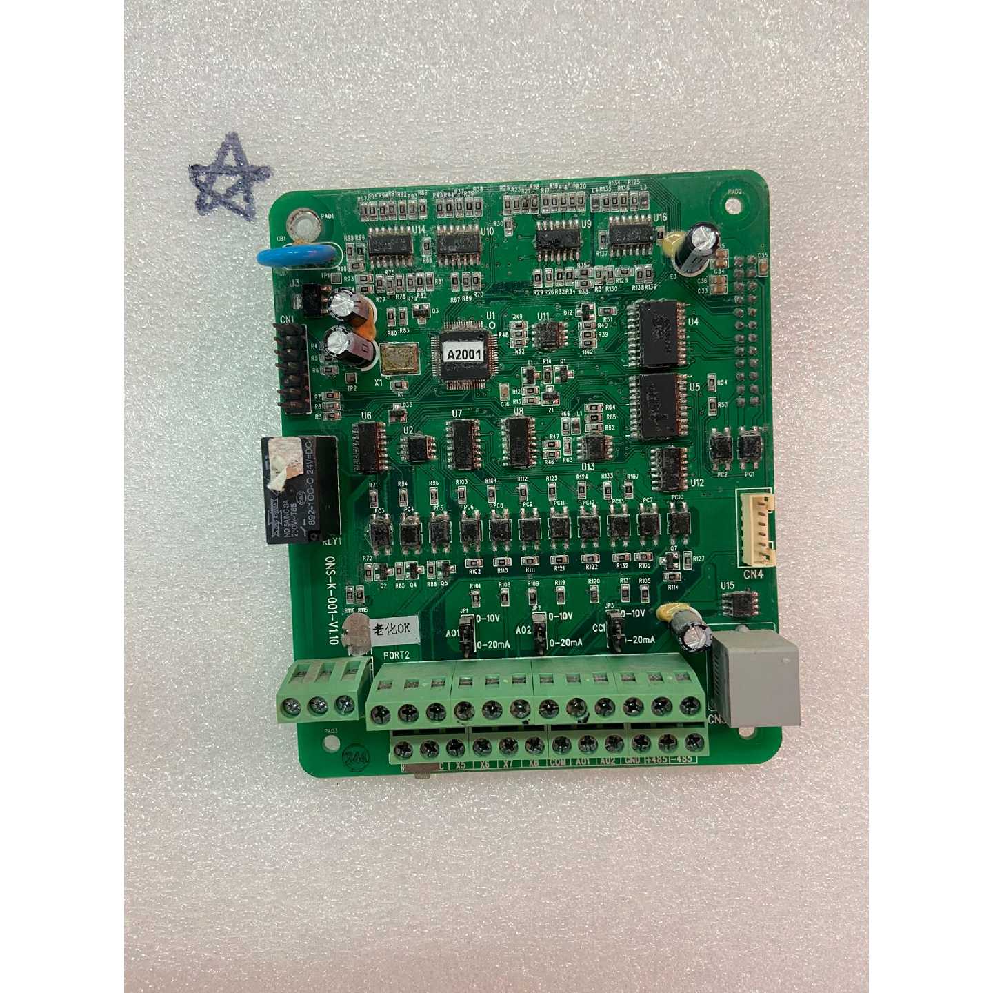 〔议价-可维修〕ONS-K-001-V1.10 二手变频器A10