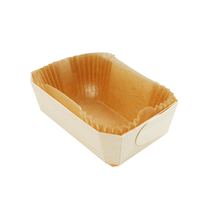 【20套】磅蛋糕木托木质金枕蛋糕包装盒耐高温红枣糕面包模具