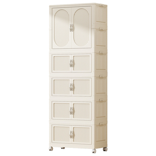 宝宝免安装衣柜折叠简易儿童衣物收纳柜婴儿小衣橱塑料家用储物柜