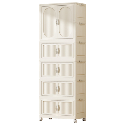 宝宝免安装折叠简易衣柜