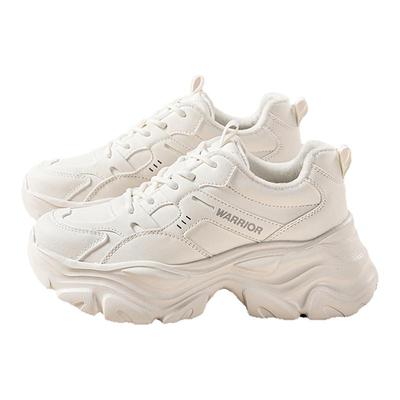 回力加绒老爹鞋女厚底轻便小白鞋