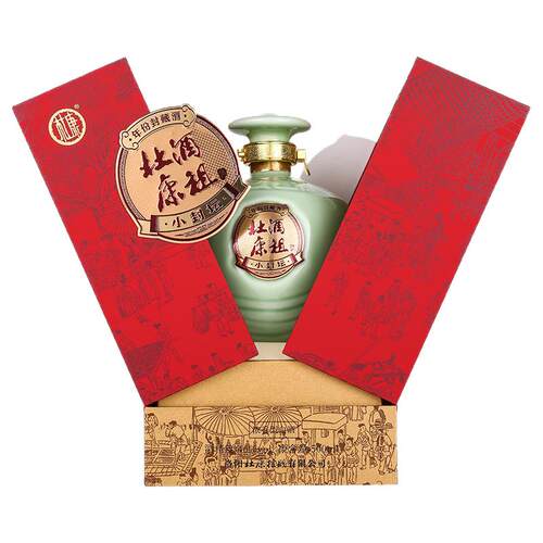 酒祖杜康小封坛青坛浓香型白酒纯粮送礼高端豫酒46度500ml单瓶装