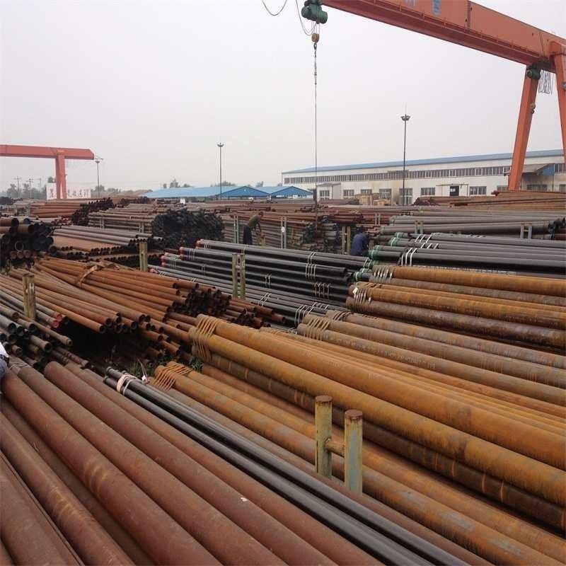 天津友发高频直缝焊管 可切割 倒角 压扁 脚手架焊接钢管