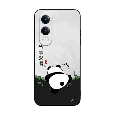 彧玺适用于vivoy37c手机壳V2442a保护套v2442a防摔vivo高颜值vivoy37c卡通彩绘v2442a新款vivo背影少女y37c软
