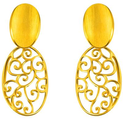 周生生黄金婚嫁耳饰结婚贺礼