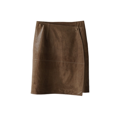 半裙一片式羊皮土耳其个性进口