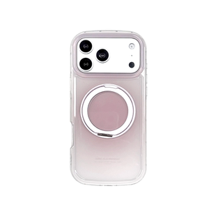 轻派ins韩风高级感晕染渐变纯色支点壳适用苹果17promax手机壳iphone16pro新款15女款14小众简约13全包硬壳