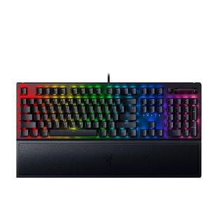 Razer雷蛇黑寡妇蜘蛛V3有线机械键盘104键电竞电脑游戏幻彩带腕托