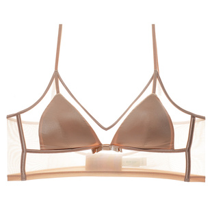 梧桐花开文胸光面无痕无钢圈三角杯小背心舒适透气内衣HN65205