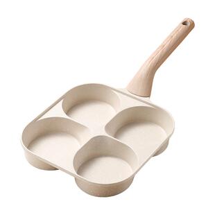 鸡蛋汉堡锅加深四孔煎锅早餐锅煎蛋神器家用不粘锅煎蛋饼锅平底锅