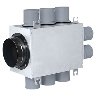 新风分风箱新风系统金属分风箱PE管道分支器一分十分配器新风配件