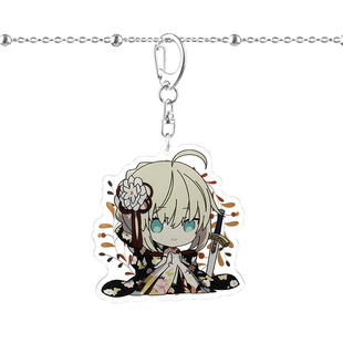 买2送1FATE黑贞德亚克力动漫周边钥匙扣挂件骑龙黑贞尼禄女仆玛修