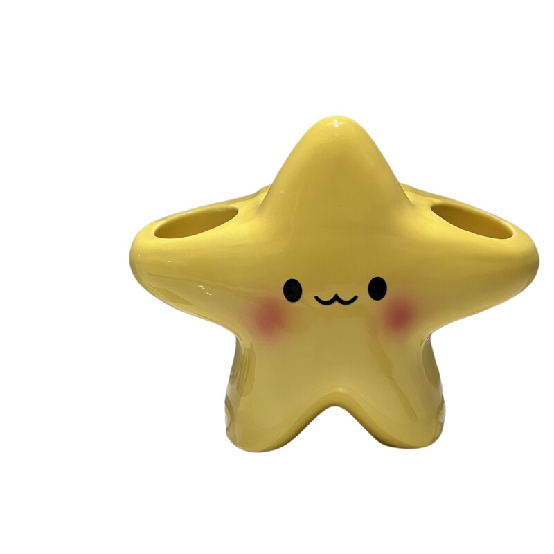 【超可爱！】星星牙刷架陶瓷收纳
