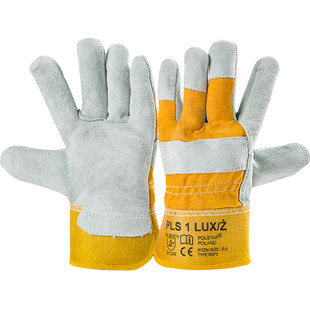 12双 电焊手套短款焊工专用宽口防烫耐磨柔软耐高温牛皮劳保手套